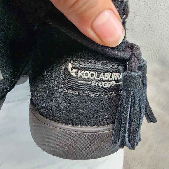 UGG Shoes Womens Size 11 Koolaburra Isana Black Bootie *GUC* - Picture 7 of 14